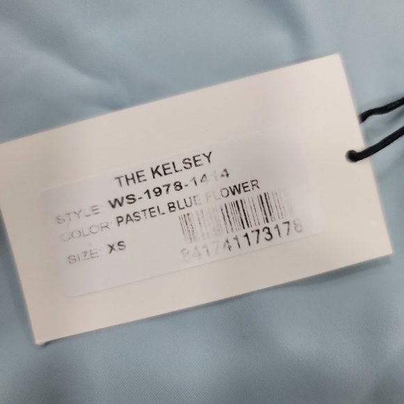 Solid & Striped The Kelsey Cutout One Piece Swimsuit in Pastel Blue Size XS - Picture 12 of 14